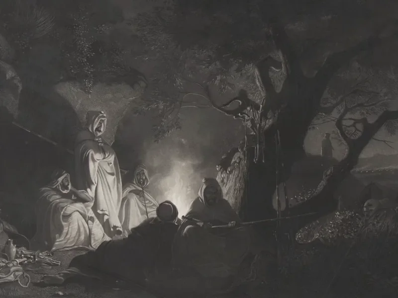 1808-Théophile Victor Desclaux - Arabi in agguato